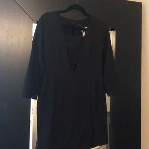 English factory black dress